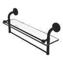 Remi Collection Gallery Glass Shelf with Towel Bar