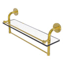 Remi Collection Gallery Glass Shelf with Towel Bar