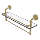 Remi Collection Gallery Glass Shelf with Towel Bar