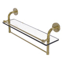 Remi Collection Gallery Glass Shelf with Towel Bar