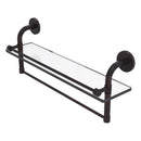 Remi Collection Gallery Glass Shelf with Towel Bar