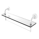 Remi Collection Gallery Glass Shelf with Towel Bar