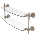 Retro Wave Collection Two Tiered Glass Shelf