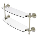 Retro Wave Collection Two Tiered Glass Shelf