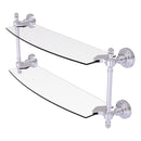 Retro Wave Collection Two Tiered Glass Shelf