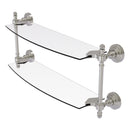 Retro Wave Collection Two Tiered Glass Shelf