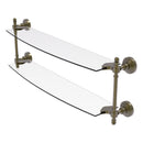Retro Wave Collection Two Tiered Glass Shelf