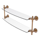 Retro Wave Collection Two Tiered Glass Shelf
