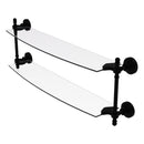 Retro Wave Collection Two Tiered Glass Shelf