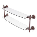 Retro Wave Collection Two Tiered Glass Shelf