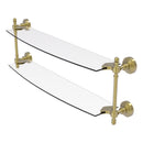 Retro Wave Collection Two Tiered Glass Shelf