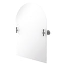 Frameless Arched Top Tilt Mirror with Beveled Edge