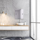 Miroir inclinable rectangulaire sans cadre avec bord biseaut茅
