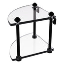 脡tag猫re de coin en verre  deux niveaux