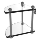 脡tag猫re de coin en verre  deux niveaux