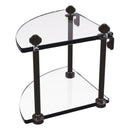 脡tag猫re de coin en verre  deux niveaux