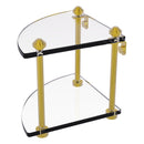 脡tag猫re de coin en verre  deux niveaux