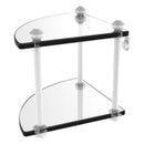 脡tag猫re de coin en verre  deux niveaux