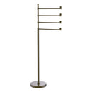 Freestanding 4 Pivoting Swing Arm Towel Stand