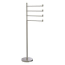 Freestanding 4 Pivoting Swing Arm Towel Stand