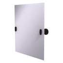 Miroir inclinable rectangulaire sans cadre avec bord biseaut茅