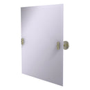 Miroir inclinable rectangulaire sans cadre avec bord biseaut茅