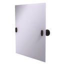 Miroir inclinable rectangulaire sans cadre avec bord biseaut茅