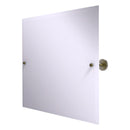Sag Harbor Collection Frameless Landscape Rectangular Tilt Mirror with Beveled Edge