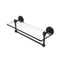 Tango Collection Glass Vanity Shelf  with Integrated Towel Bar