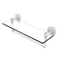 Tango Collection Glass Vanity Shelf  with Integrated Towel Bar