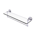 Tango Collection Glass Vanity Shelf  with Integrated Towel Bar