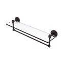 Tango Collection Glass Vanity Shelf  with Integrated Towel Bar