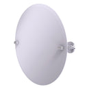 Miroir inclinable rond sans cadre avec bord biseaut茅