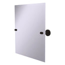 Miroir inclinable rectangulaire sans cadre avec bord biseaut茅
