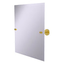 Miroir inclinable rectangulaire sans cadre avec bord biseaut茅