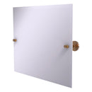 Miroir inclinable rectangulaire horizontal sans cadre avec bord biseaut茅