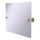 Miroir inclinable rectangulaire horizontal sans cadre avec bord biseaut茅
