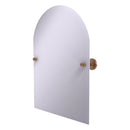 Miroir arqu茅 inclinable sans cadre avec bord biseaut茅