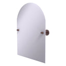 Miroir arqu茅 inclinable sans cadre avec bord biseaut茅