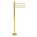 Towel Stand with 3 Pivoting 12 Inch Arms