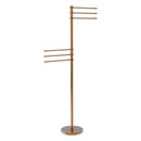 Towel Stand with 6 Pivoting 12 Inch Arms
