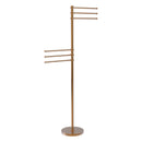 Towel Stand with 6 Pivoting 12 Inch Arms
