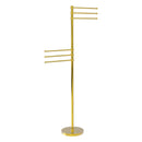 Towel Stand with 6 Pivoting 12 Inch Arms