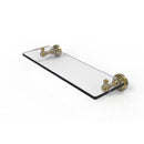 Waverly Place Collection Glass Vanity Shelf with Beveled Edges
