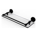 Waverly Place Collection Tempered Glass Shelf with Gallery Rail