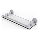 Waverly Place Collection Tempered Glass Shelf with Gallery Rail