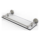 Waverly Place Collection Tempered Glass Shelf with Gallery Rail