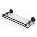 Waverly Place Collection Tempered Glass Shelf with Gallery Rail