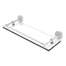 Waverly Place Collection Tempered Glass Shelf with Gallery Rail
