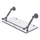Waverly Place Floating Glass Shelf with Gallery Rail